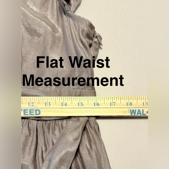 NWT Poetry Metallic Taupe Brown Dress - Picture 11 of 13